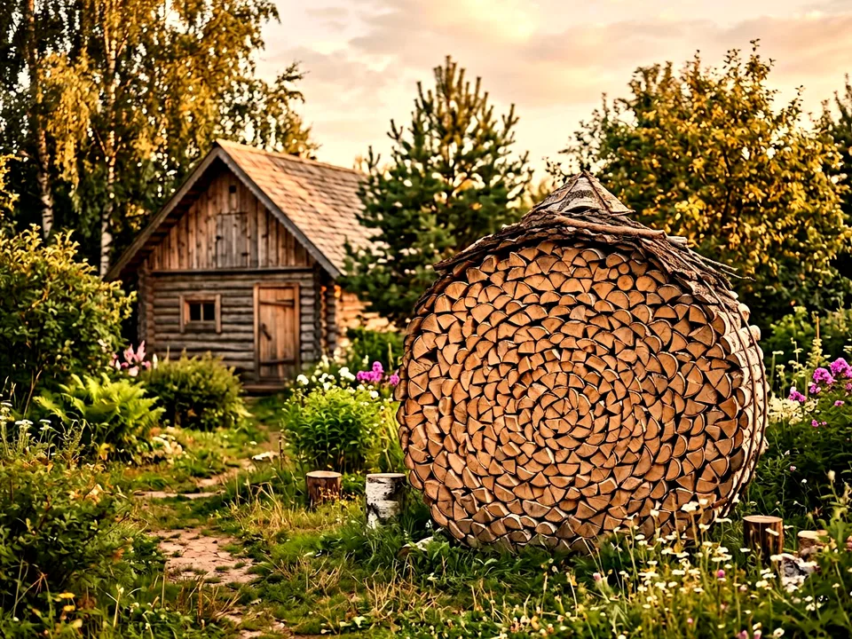 Круговая поленница holzhausen, Кубинка, проспект Кленовая, 25
